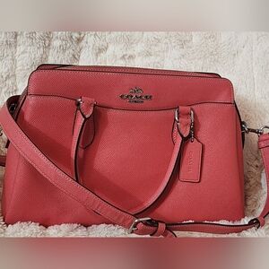 Coach Coral Leather Satchel